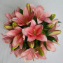 5 розовых лилий фото 2