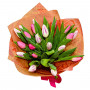 21 розовый тюльпан фото 2